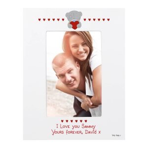 Personalised Silver Plated 7×5 Landscape Photo Frame