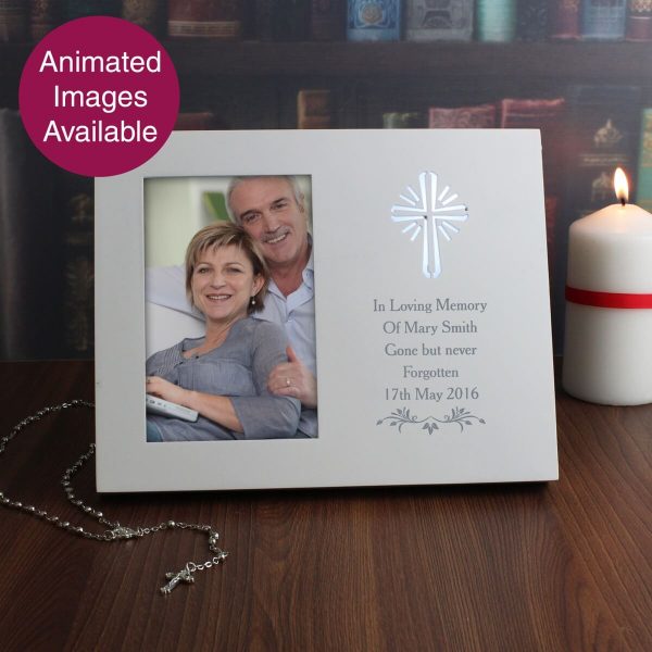 Personalised Cross Sentiments 6×4 Light Up Frame
