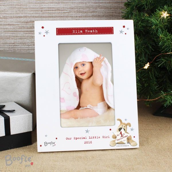 Personalised Boofle My 1st Christmas 6×4 Photo Frame