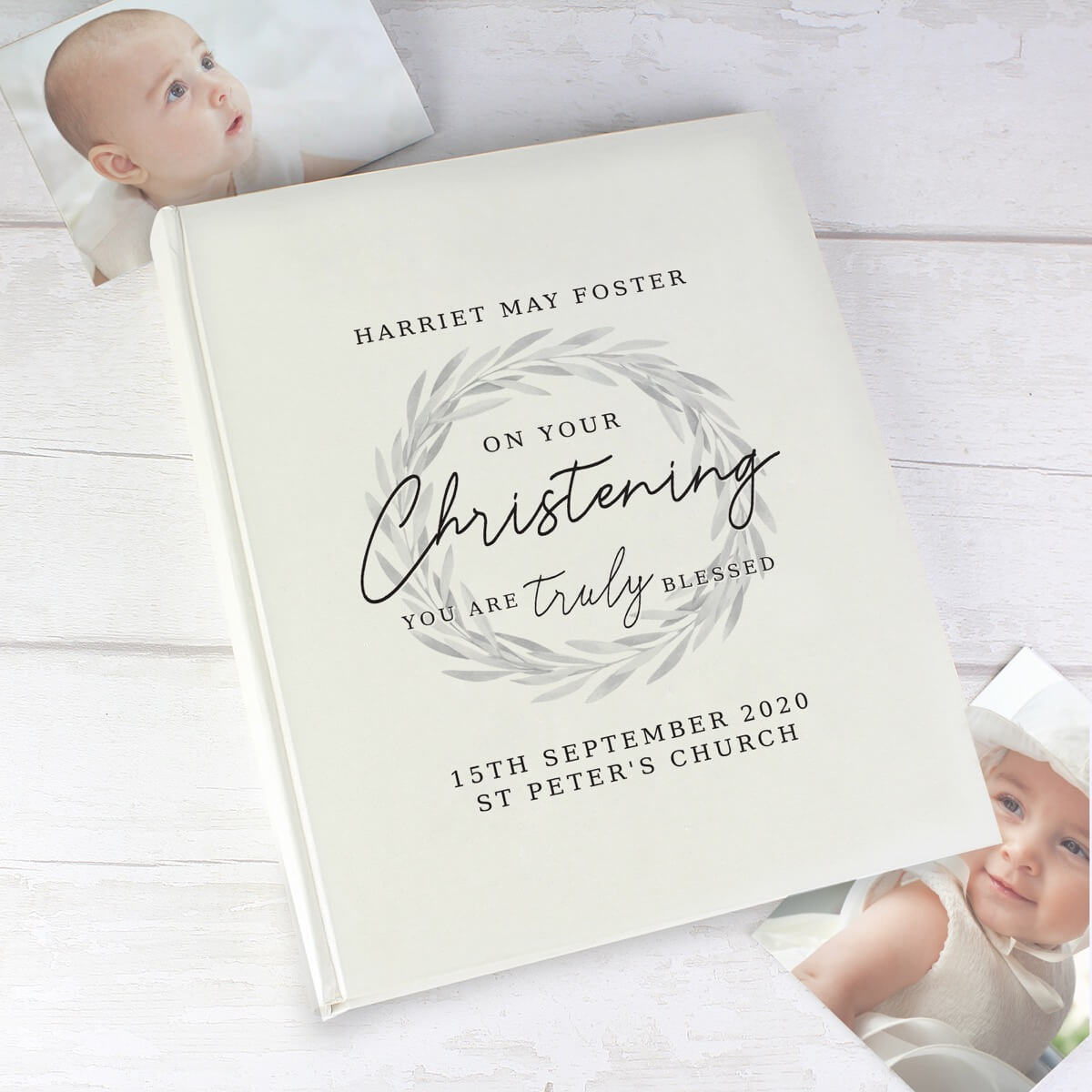Personalised ‘Truly Blessed’ Christening Traditional Album