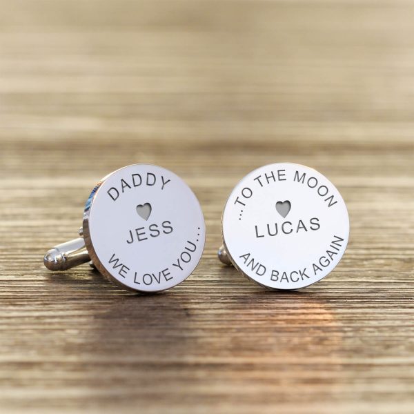 Personalised Cufflinks – Daddy Love You