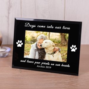 Personalised Glass Photo Frame – Any Message