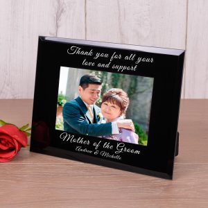 Personalised Glass Photo Frame – Any Message