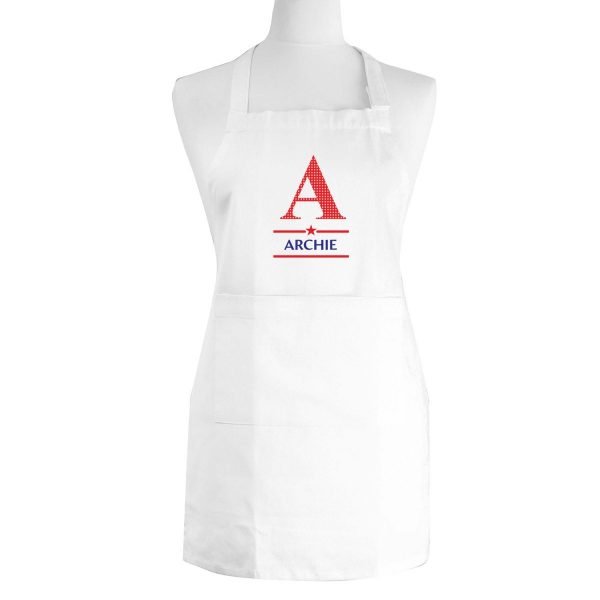 Personalised Boys Initial Children’s Apron
