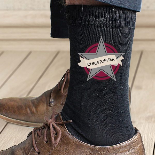 Personalised Star Men’s Socks