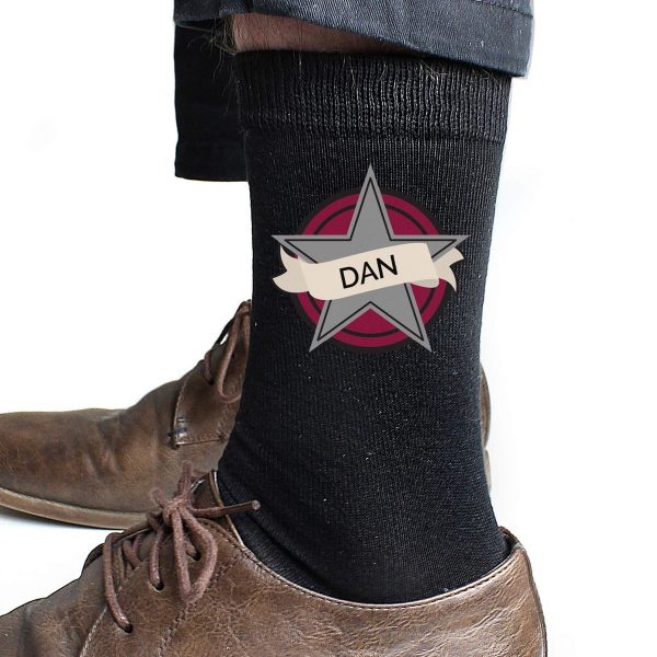 Personalised Star Men’s Socks