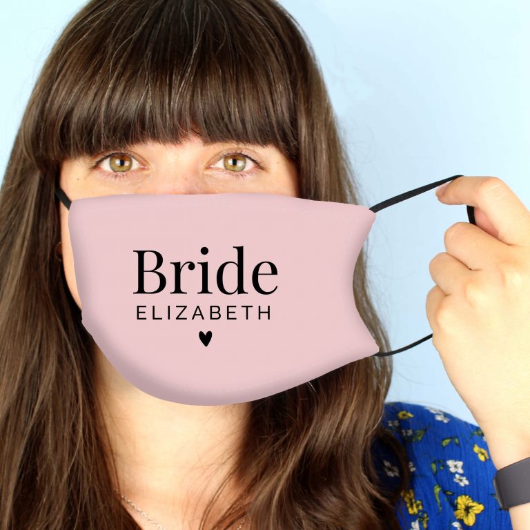 Personalised Face Mask – Bride
