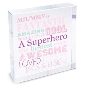 Personalised She Is…Large Crystal Token