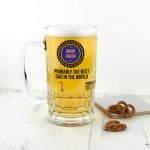 Personalised Beer Glass (Tankard) – Best Dad in the World