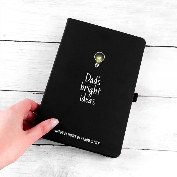 Personalised A5 Notebook – Dad’s Bright Ideas