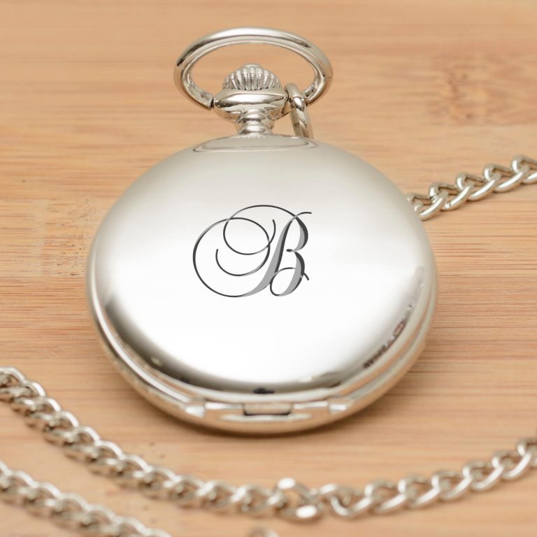 Personalised Value Pocket Watch – Initial