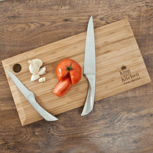 Personalised Bamboo Chopping Board – King of the Kitchen