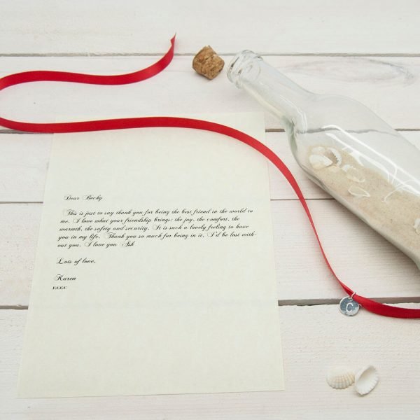 Personalised Luxury Message in a Bottle