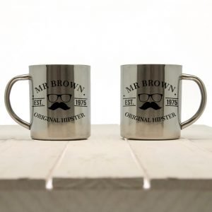 Personalised ‘Adventure Awaits’ Stainless Steel Mug