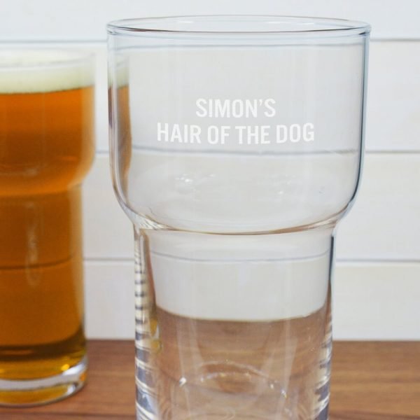 Personalised Beer Glass & Coaster (LSA) – Your Message