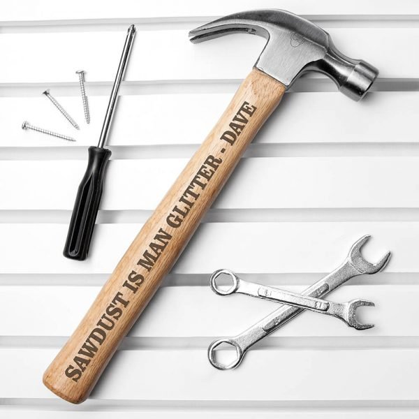 Personalised Wooden Hammer – Your Message