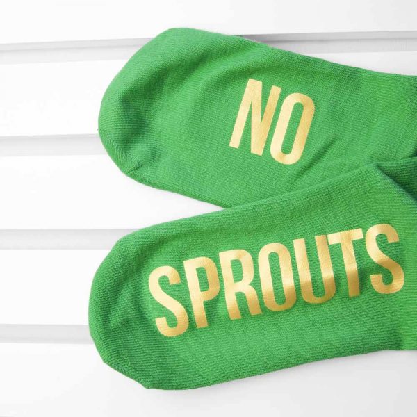 Personalised Socks (Green & Yellow) – Christmas Feel