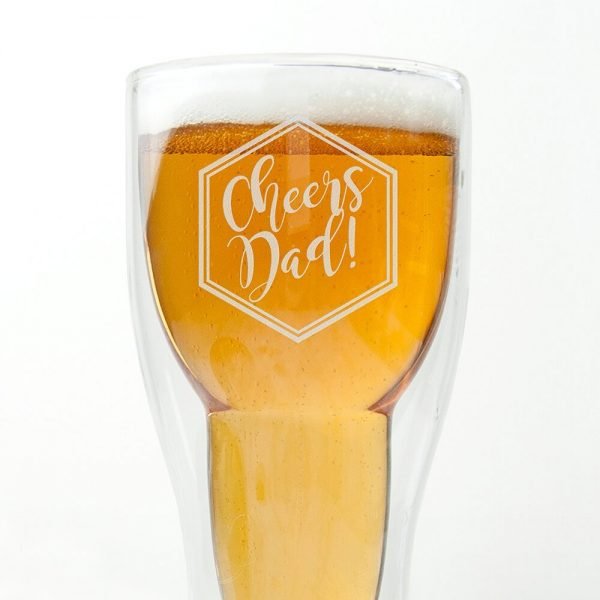Personalised Beer Glass – Statement