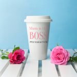Personalised The Boss Ceramic Travel Mug