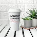 Personalised Tiny Humans Ceramic Travel Mug