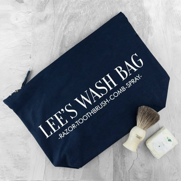 Personalised Wash Bag – Your Message