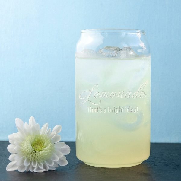 Personalised Glass Can – Bright Idea