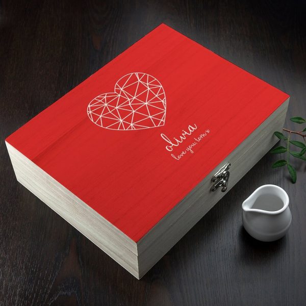 Personalised Tea Box – Heart