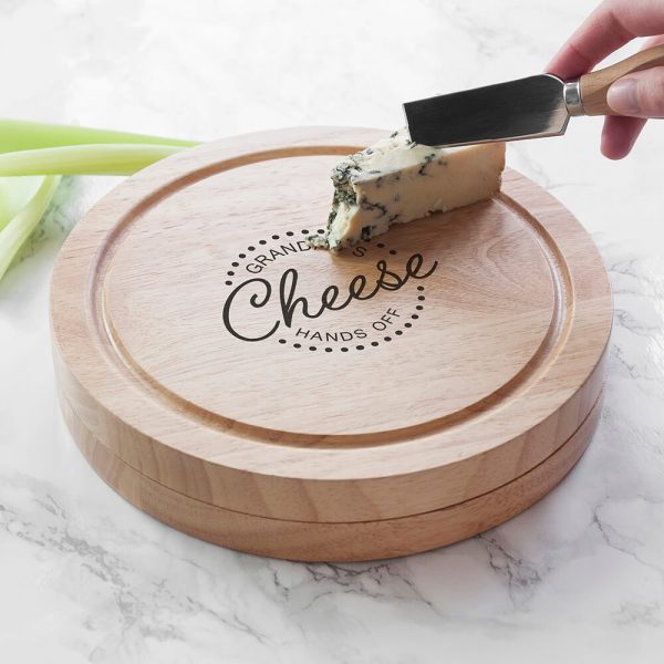 Personalised Cheese Board Set – Hands Off