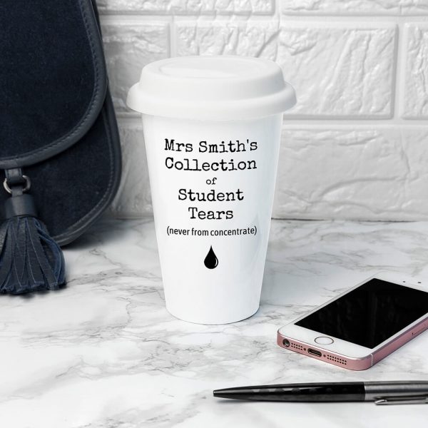 Personalised Students Tears Travel Mug