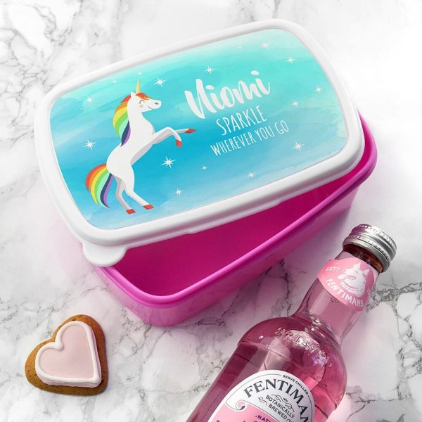 Personalised Lunch Box – Unicorn