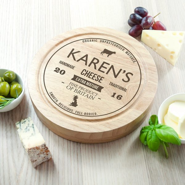 Personalised Cheese Board Set – Traditional