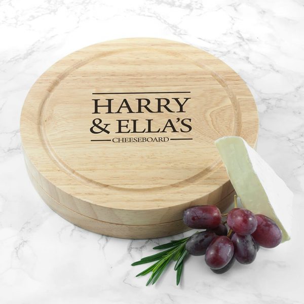 Personalised Cheese Board Set – Couple