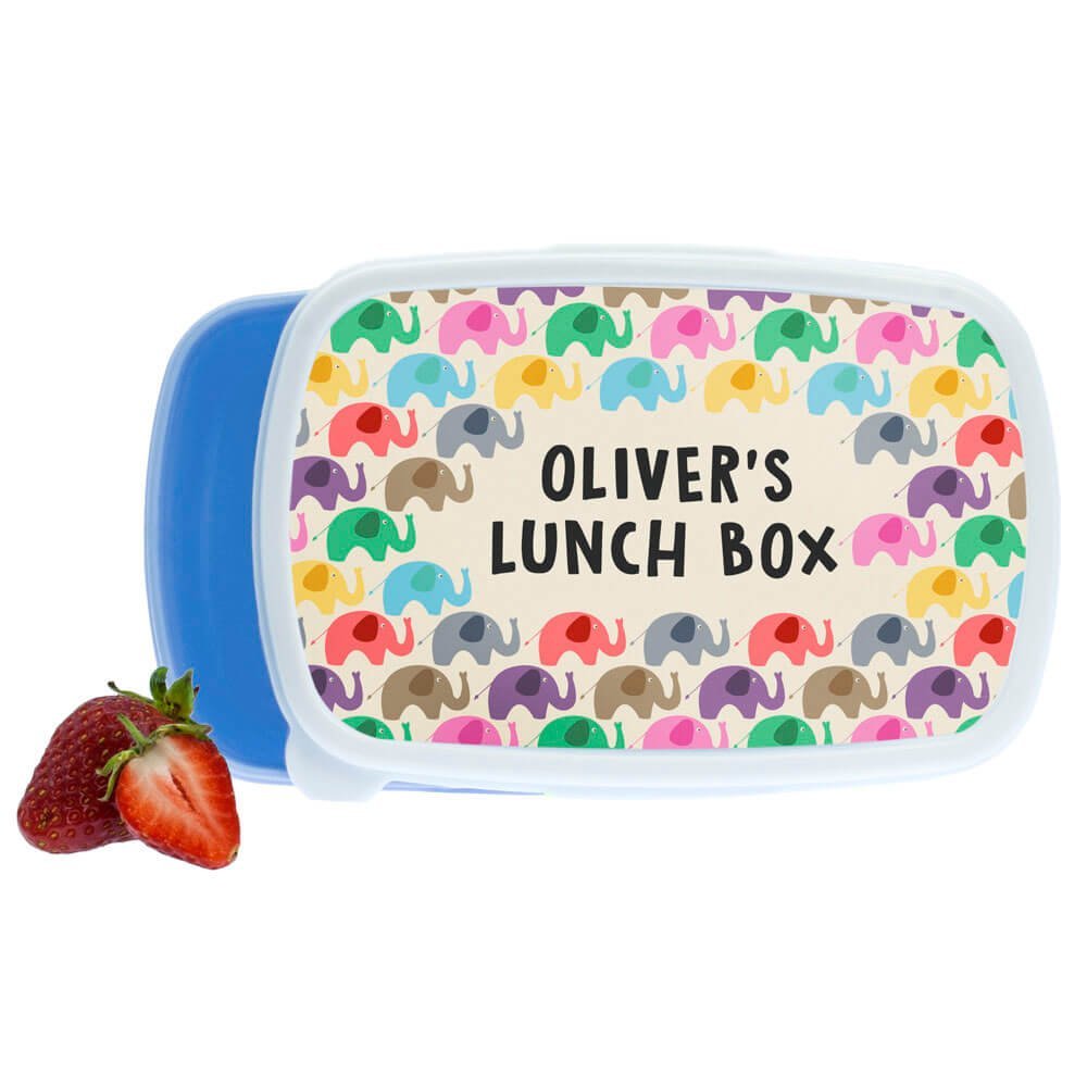 Personalised Lunch Box – Elephant