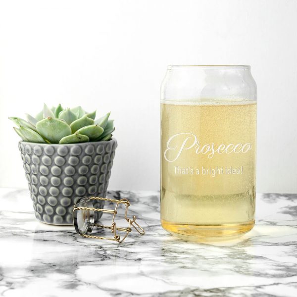 Personalised Glass Can – Bright Idea