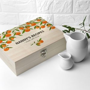 Personalised Recipe Box – Orange Grove