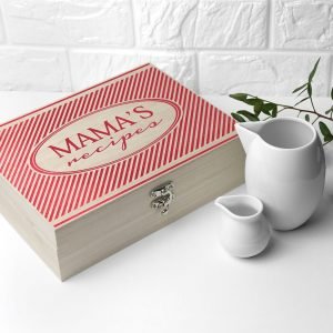 Personalised Recipe Box – Stripes