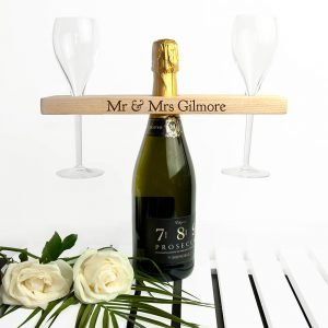 Personalised Champagne with Authentic Star occasions Label – Rose Giftpack