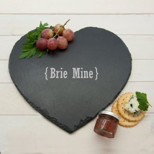 Personalised Slate Cheese Board – Brie Mine