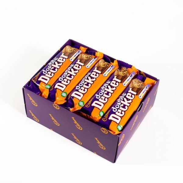 Personalised Box Of Cadbury Double Decker Chocolate Bars x20