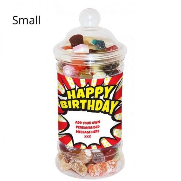 Personalised Birthday Sweet Jar