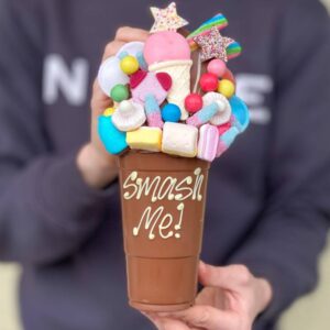 Personalised Belgian Chocolate & Sweets Smash Cup