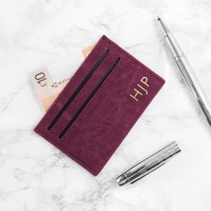Personalised Initial Leather Wallet