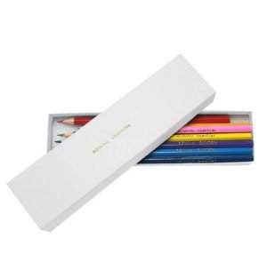Personalised 12 Colouring Pencils in a Black Box