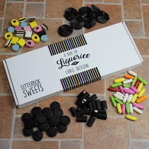 Personalised Letterbox Sweets – Liquorice
