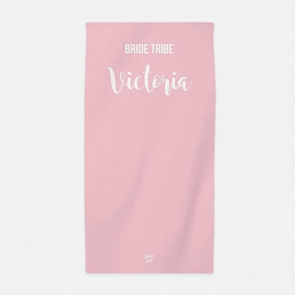 Personalised Bride Tribe Hen Party Beach Towel
