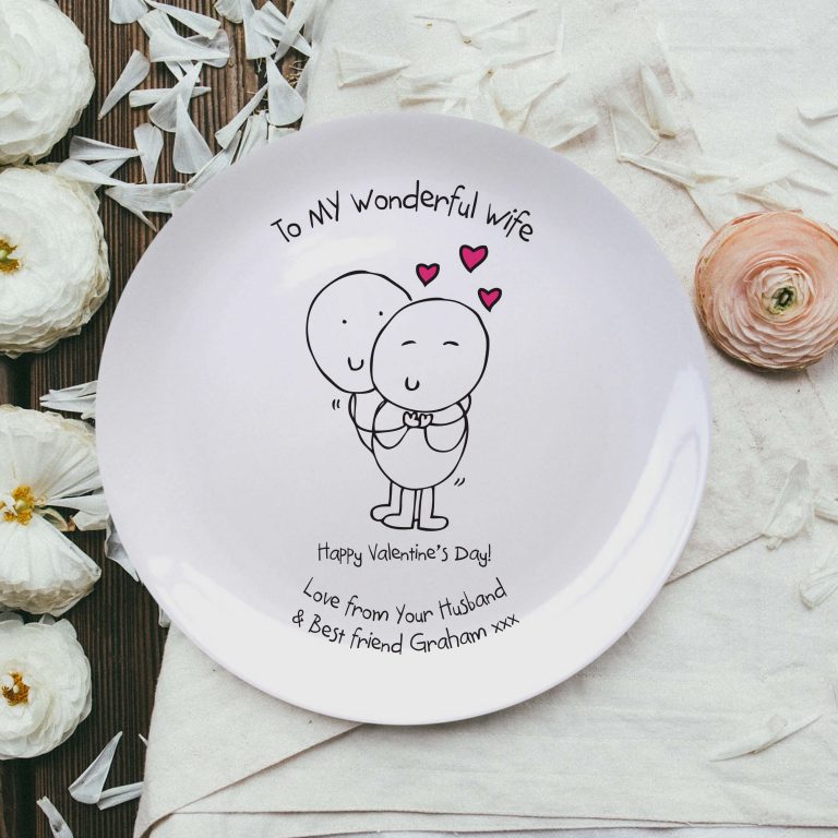 Personalised Chilli & Bubble’s Valentines Plate