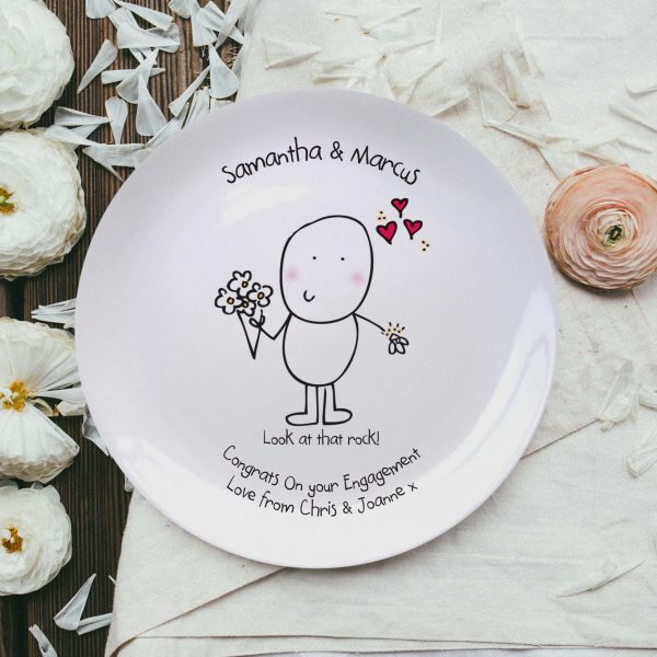 Personalised Chilli & Bubble’s Engagement Plate