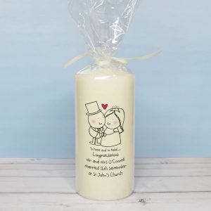 Personalised Chilli & Bubble’s To Have & To Hold Candle