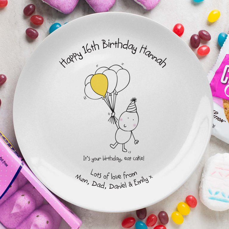 Personalised Chilli & Bubble’s Birthday Plate
