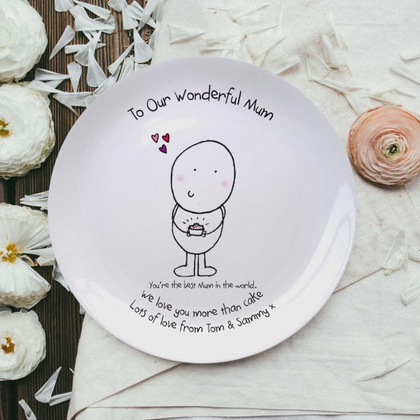 Personalised Chilli & Bubble’s Mother’s Day Plate
